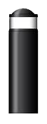 1 x bande rétroréfléchissante de 75 mm, blanche