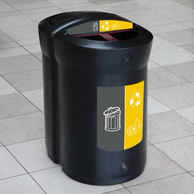 Delta™ Duo Conteneur de tri sélectif - 110 litres