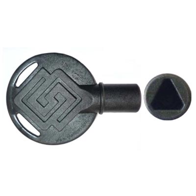 Clé de poubelle Glasdon et Livraison Express - FEP190-1054
