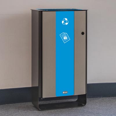 Poubelle de tri Electra™ 60 pour documents confidentiels
