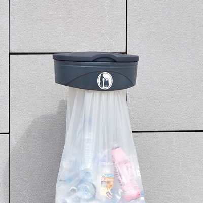 Porte-sac Orbis™ Quad - Support pour sac poubelle extérieur - Glasdon