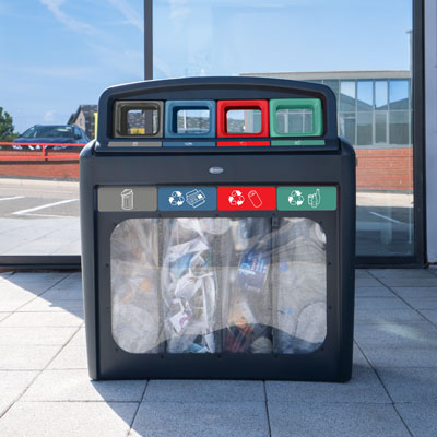 Poubelle de tri Nexus® Évolution City Vision Quatro